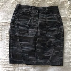 Loft Camo pencil skirt